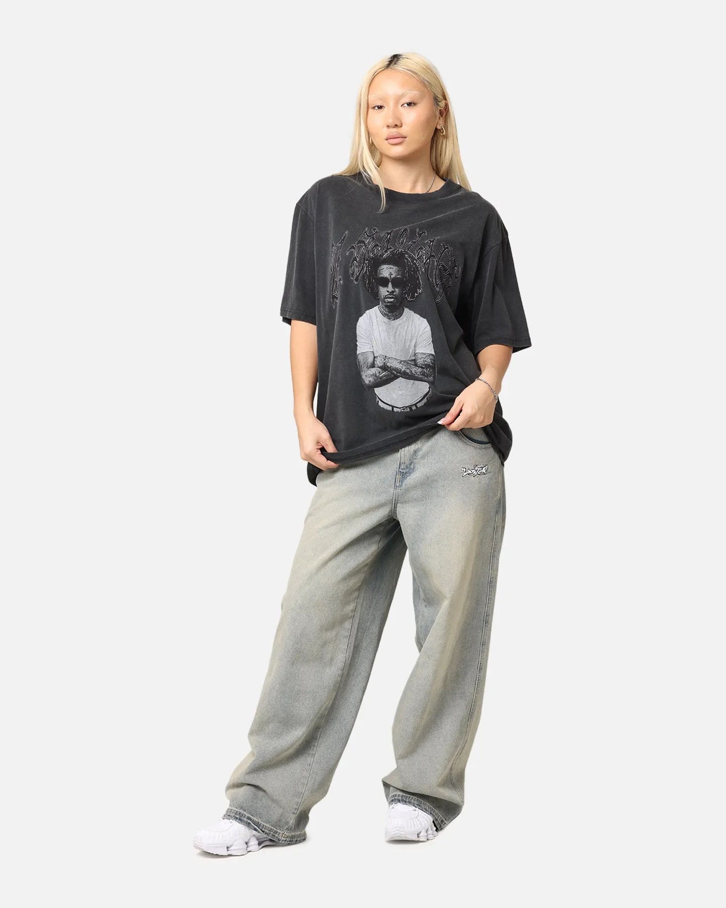 21 Savage Photo T-Shirt Washed Black