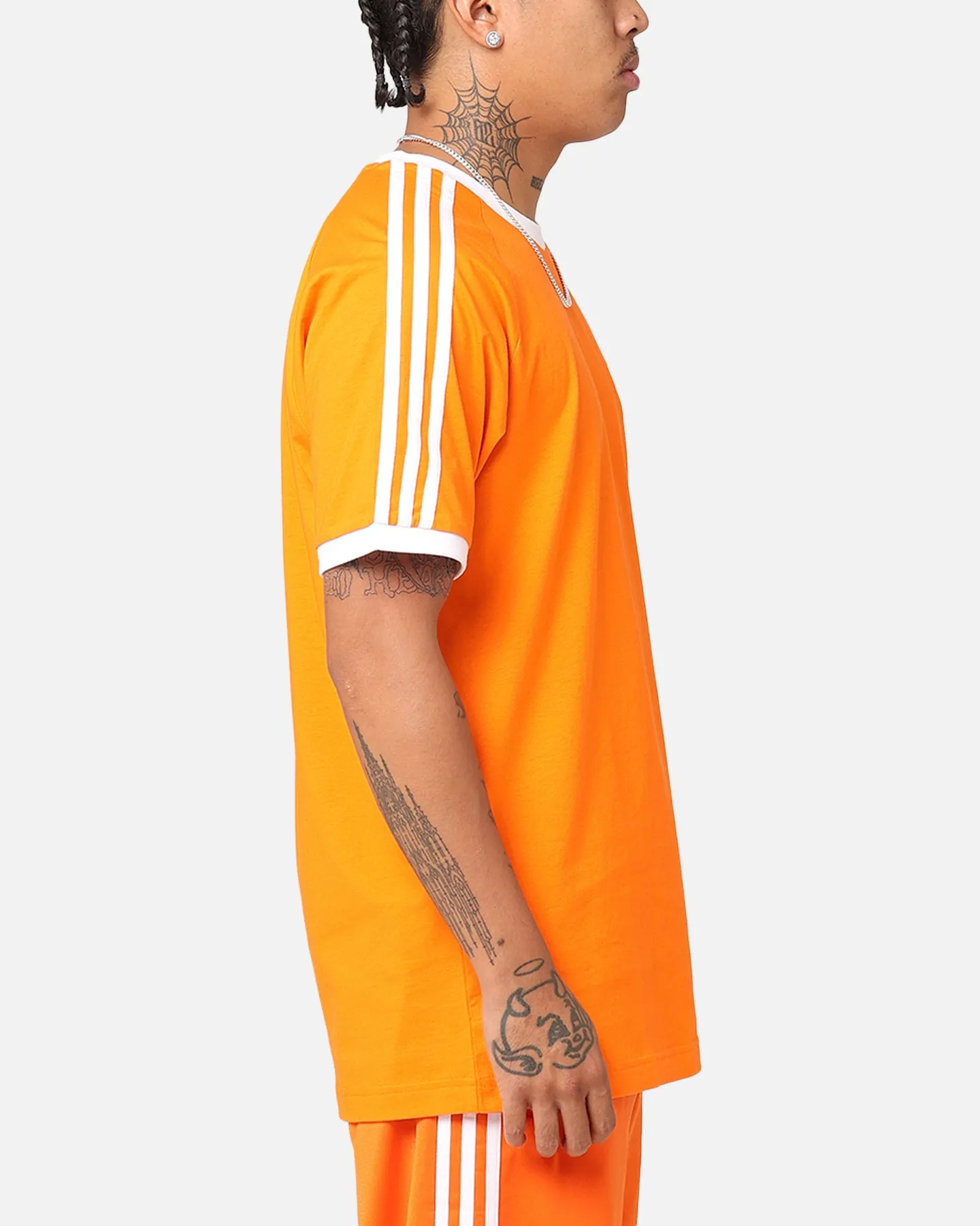 Adidas 3-Stripes T-Shirt Orange