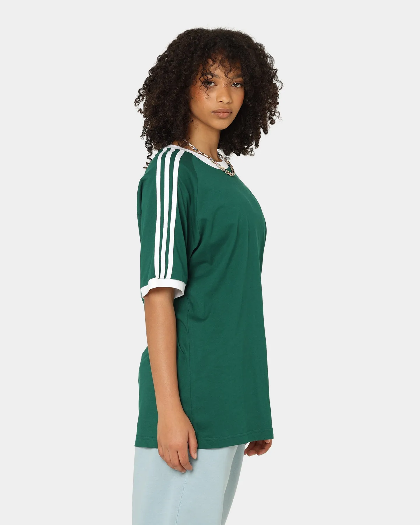 Adidas Adicolor Classic 3-Stripes T-Shirt Collegiate Green