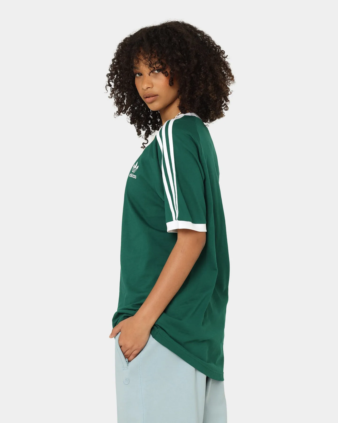 Adidas Adicolor Classic 3-Stripes T-Shirt Collegiate Green