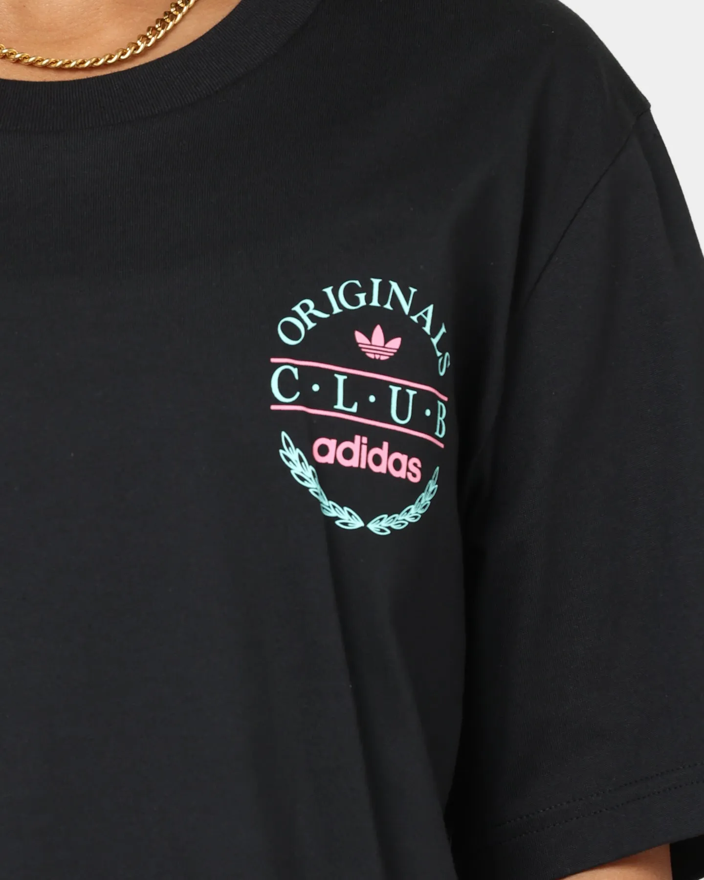 Adidas Club Logo T-Shirt Black