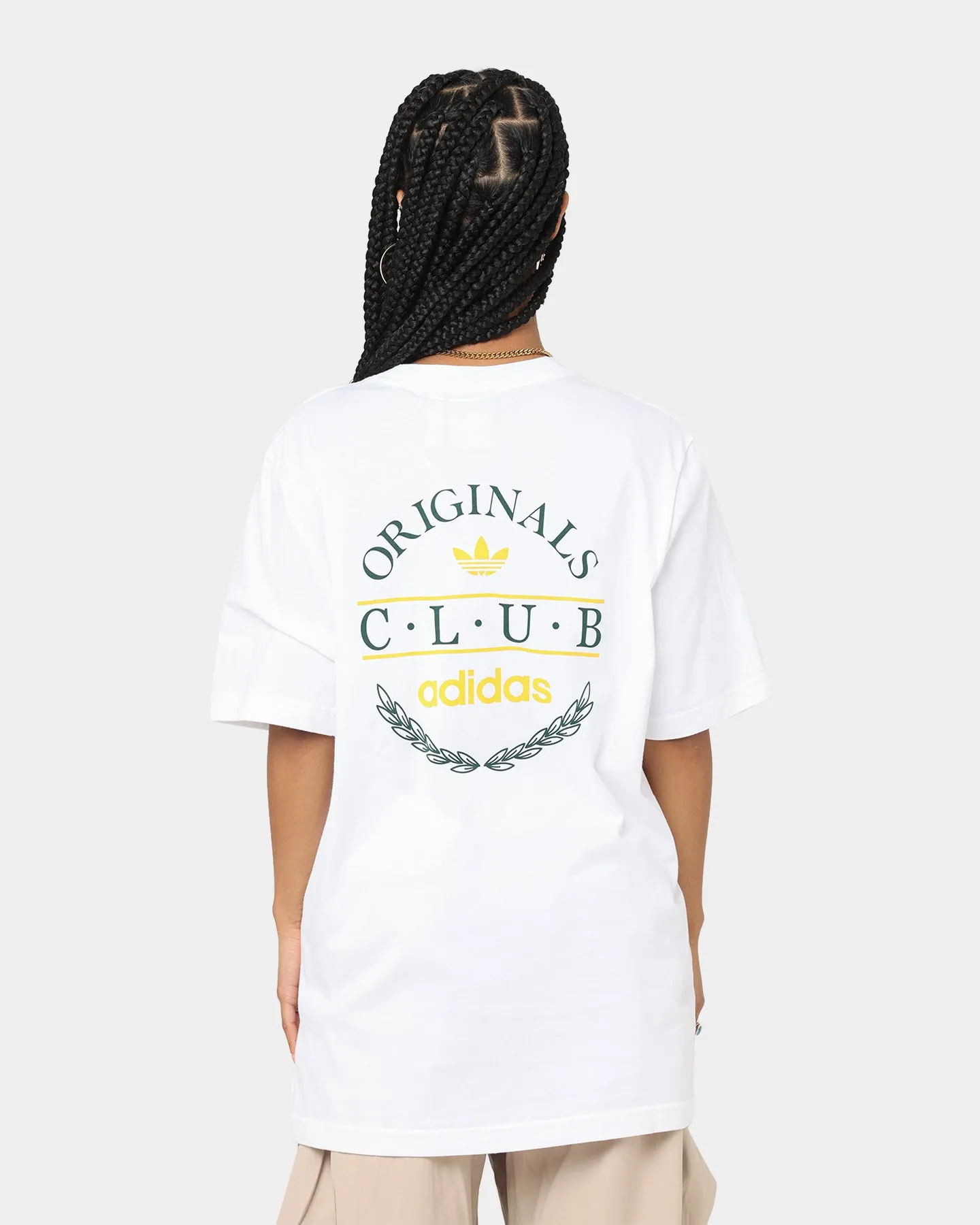 Adidas Club Logo T-Shirt White
