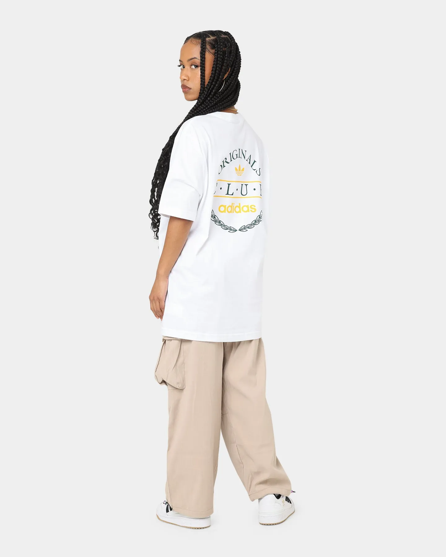 Adidas Club Logo T-Shirt White