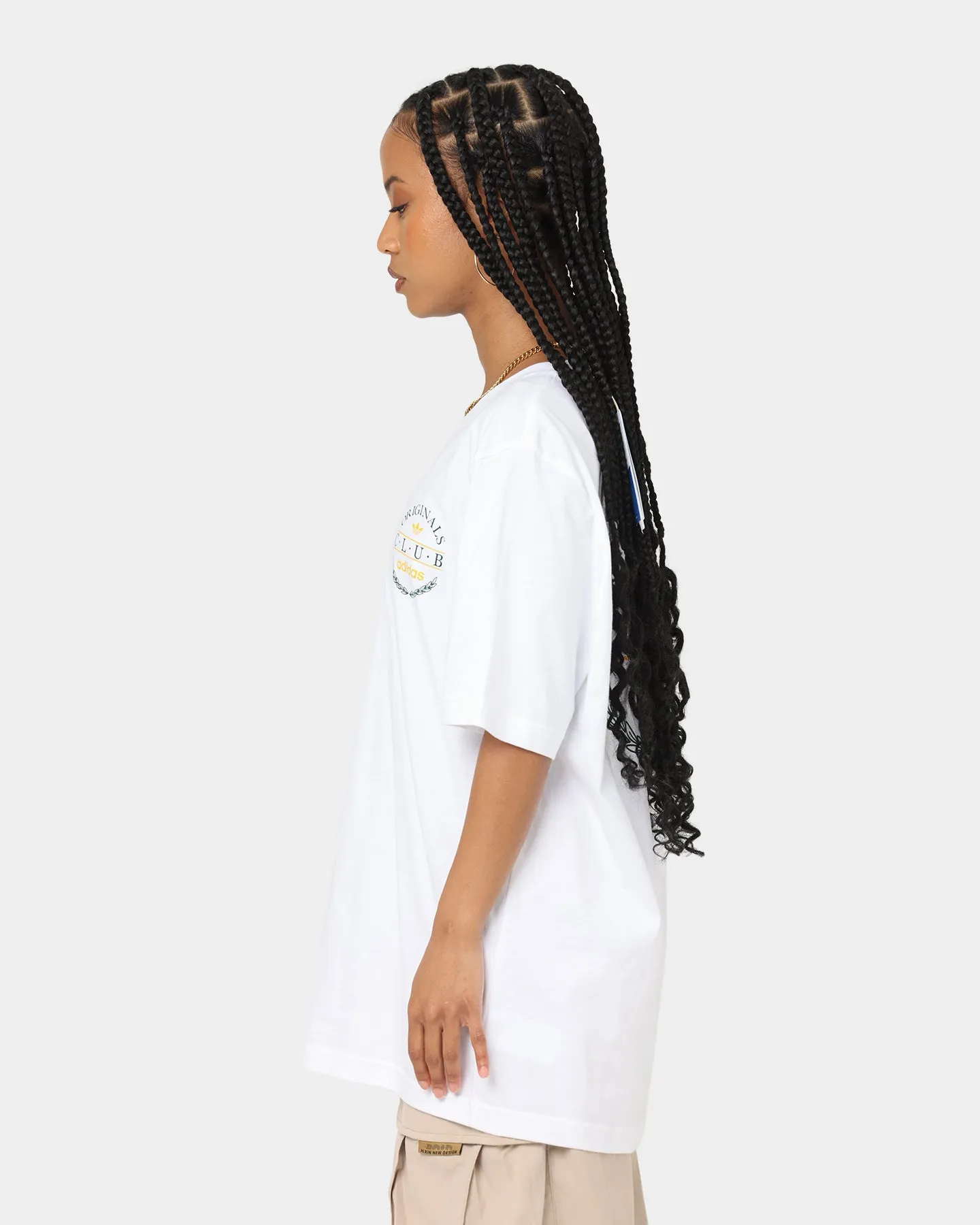 Adidas Club Logo T-Shirt White