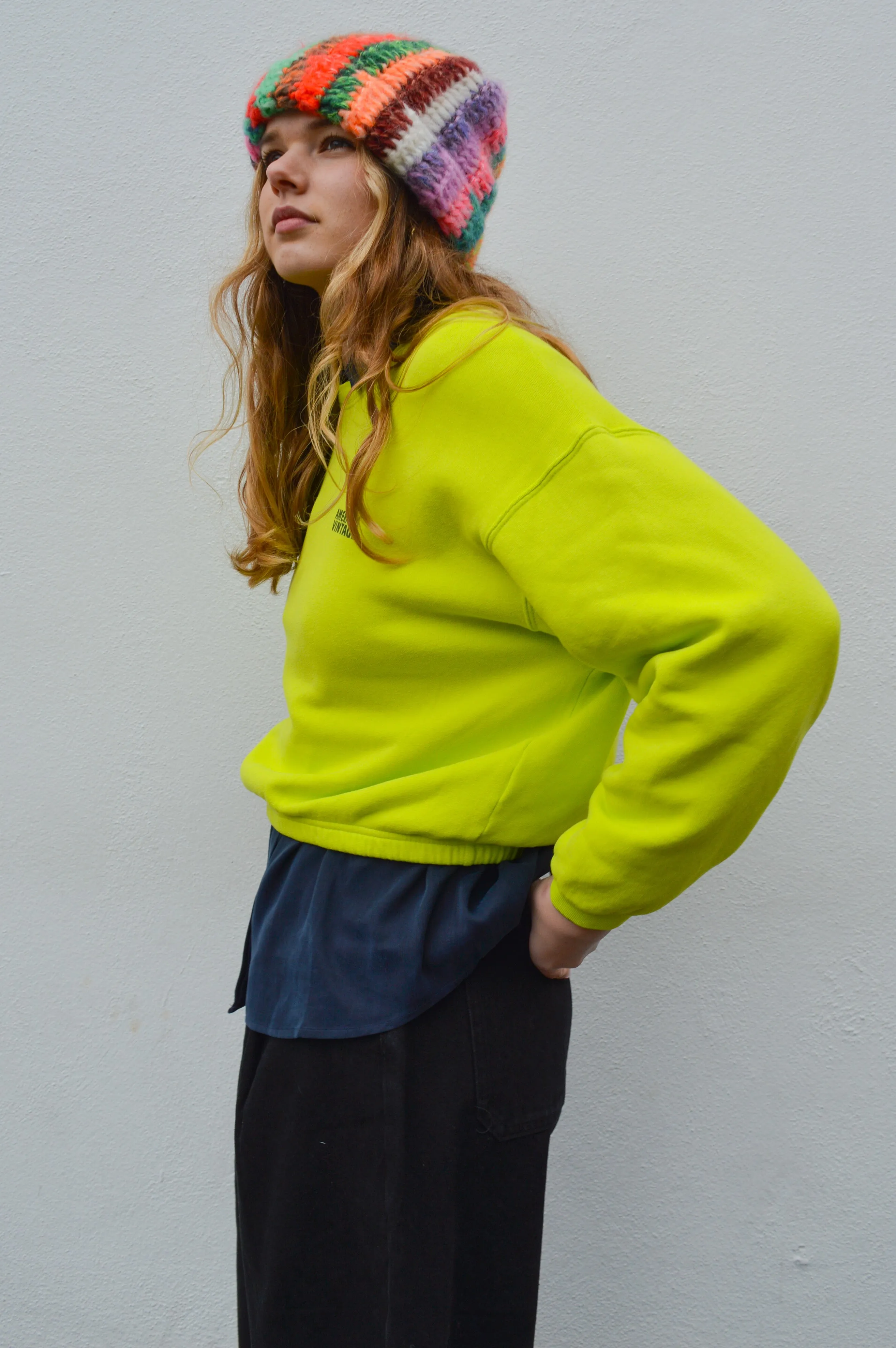 American Vintage Izubird Citrus Vintage Sweatshirt