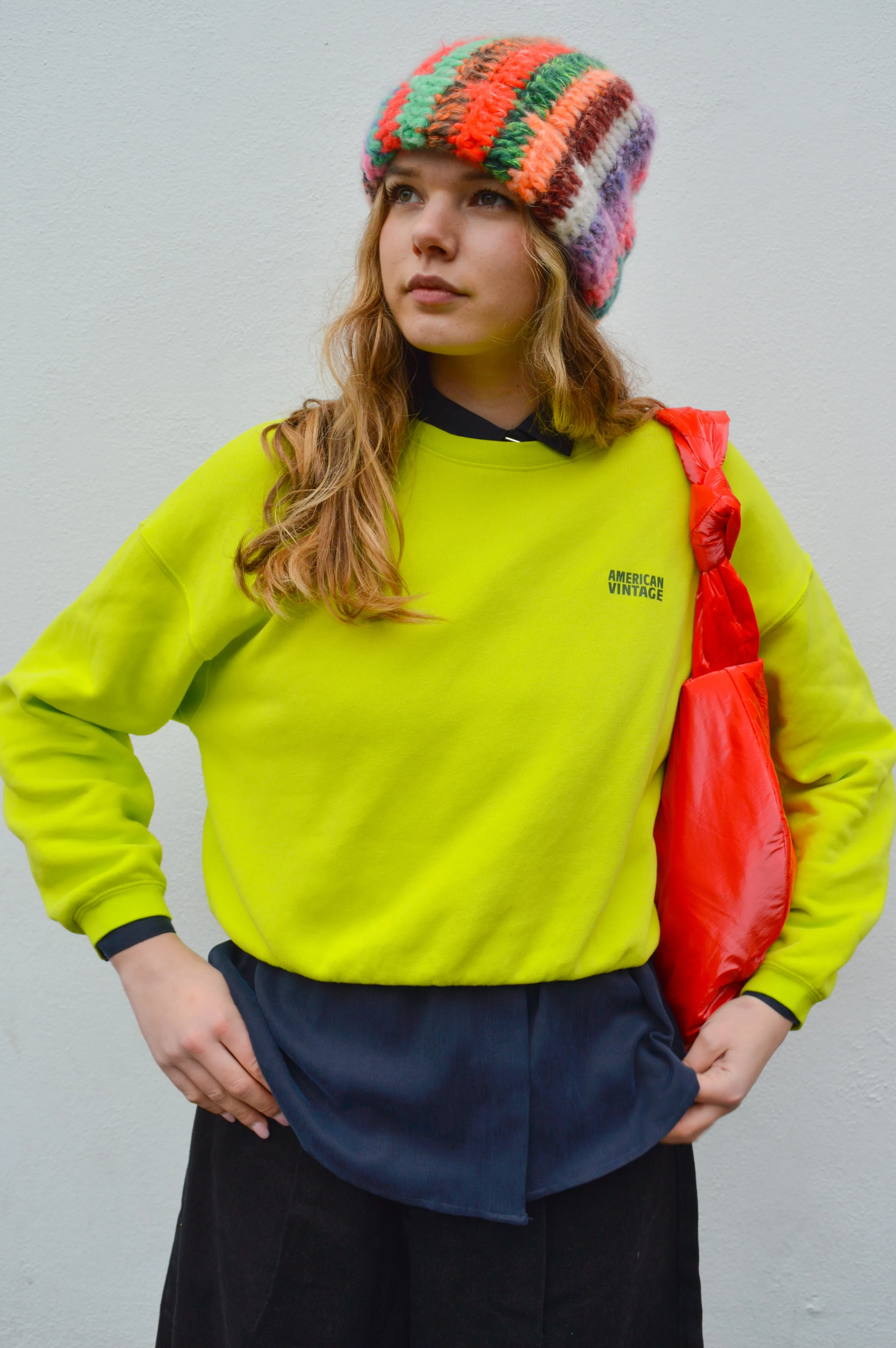 American Vintage Izubird Citrus Vintage Sweatshirt