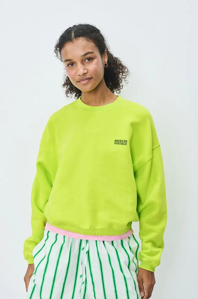 American Vintage Izubird Citrus Vintage Sweatshirt