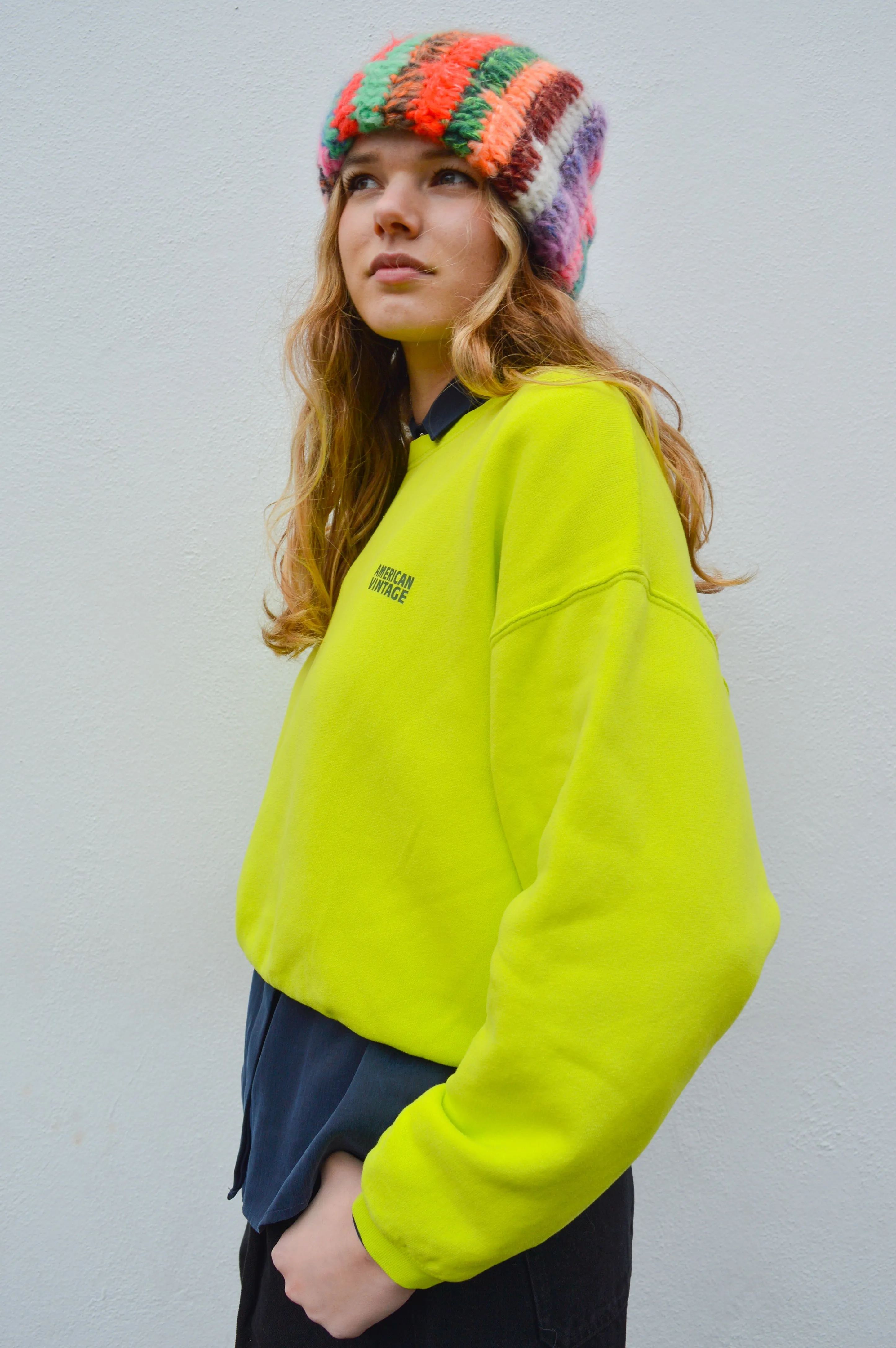 American Vintage Izubird Citrus Vintage Sweatshirt