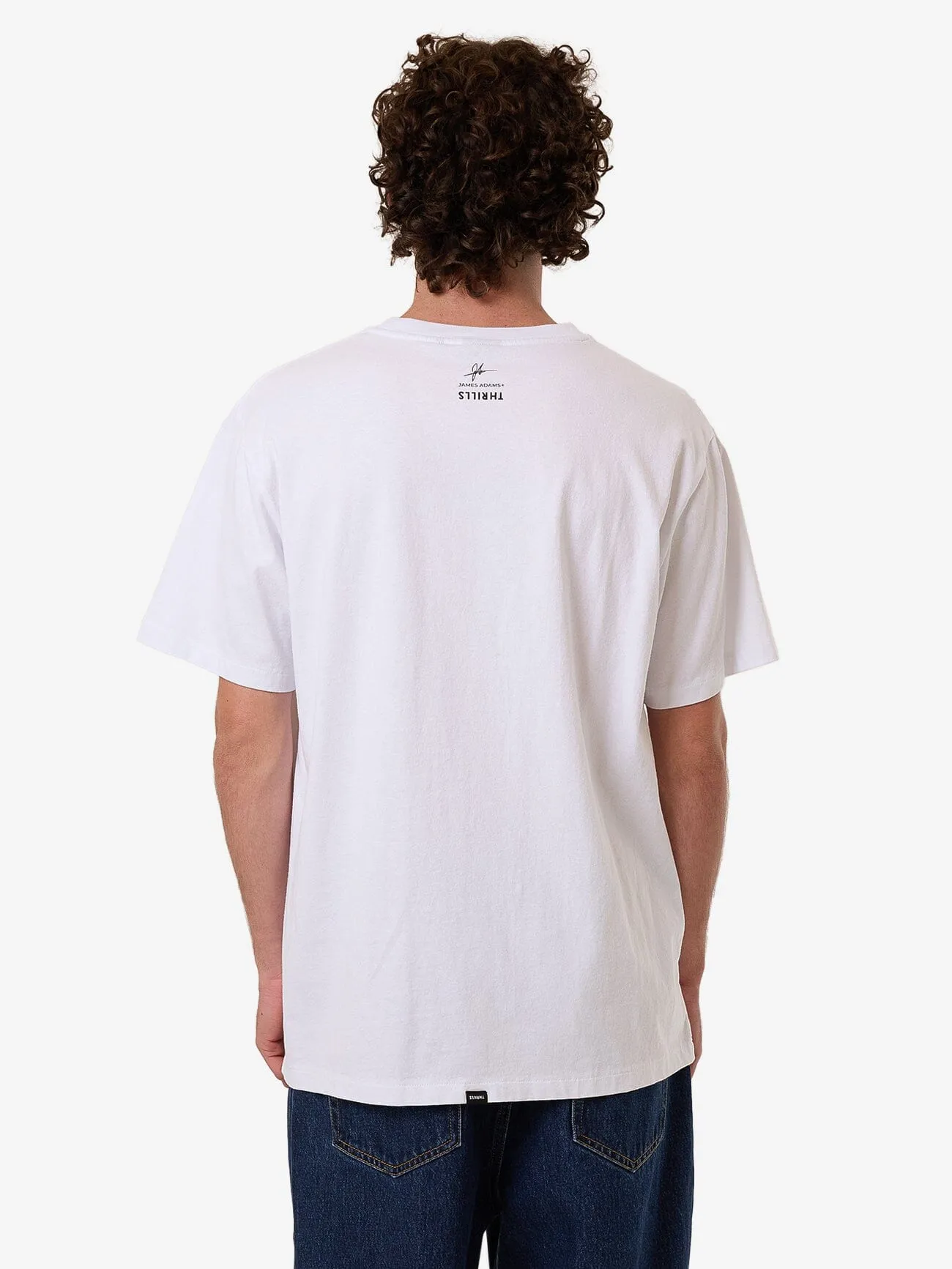 Anarchy  JAMES ADAMS Merch Fit Tee - White