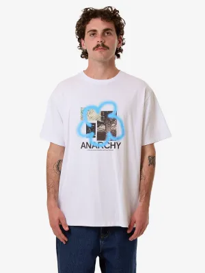 Anarchy  JAMES ADAMS Merch Fit Tee - White
