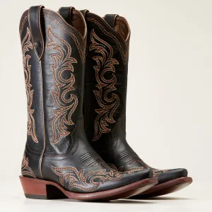Ariat Ladies 10046895 Hazen Cowboy Boots in Ancient Black