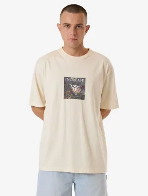 Beauty In Darkness Oversize Fit Tee - Dirty White