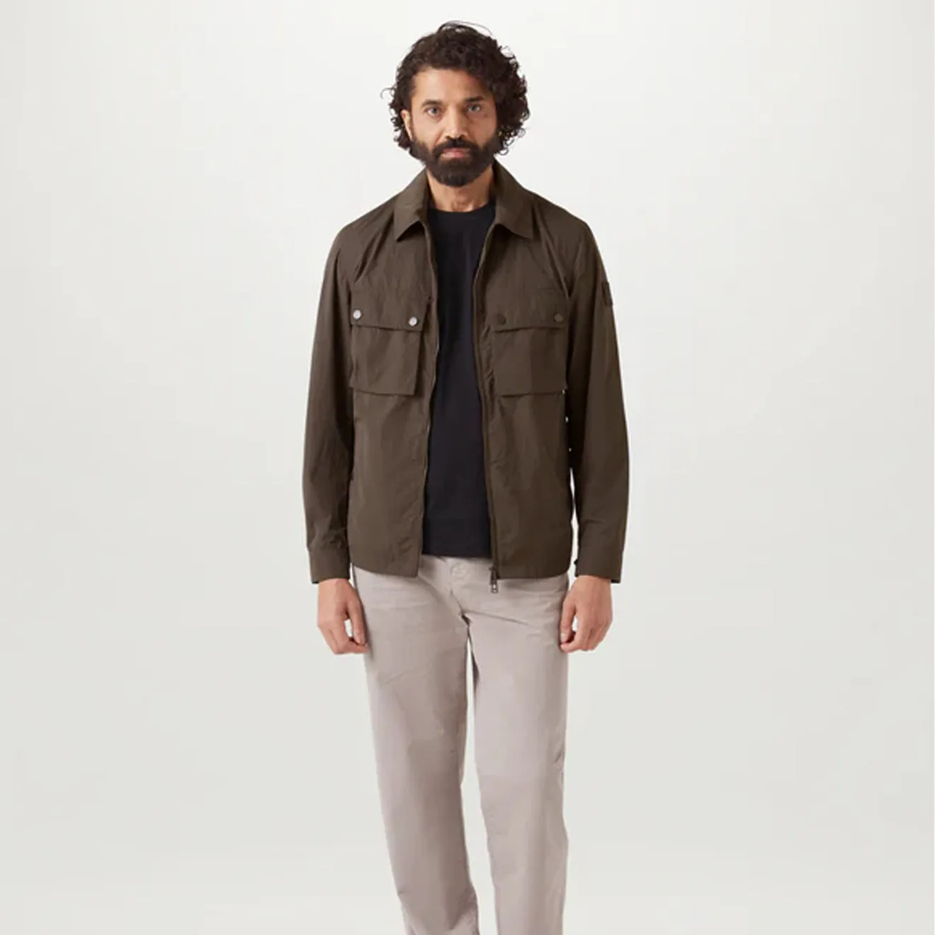 Belstaff Tourer Overshirt Army Olive