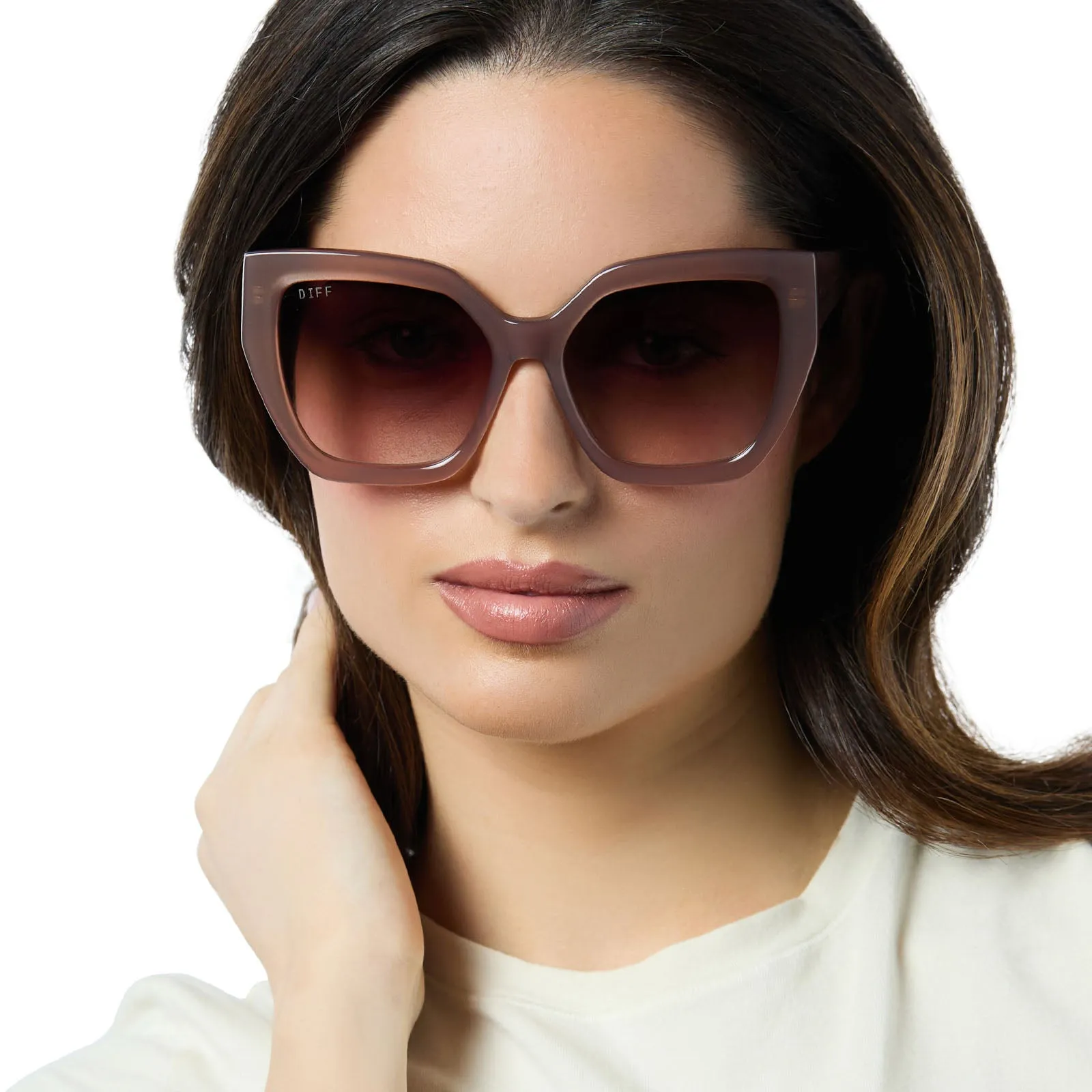 BLAIRE - MACCHIATO   BROWN GRADIENT SUNGLASSES