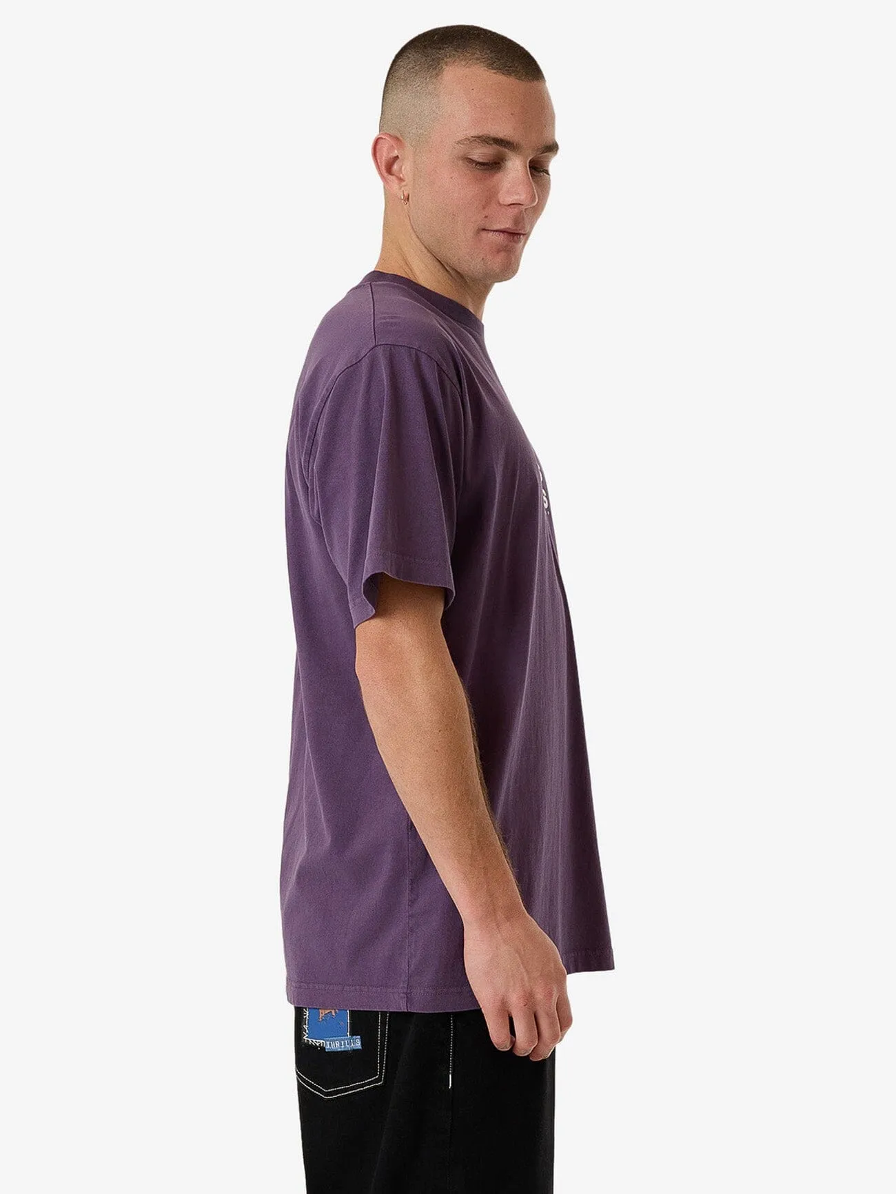 Blurred State Merch Fit Tee - Dust Purple