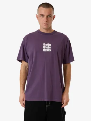 Blurred State Merch Fit Tee - Dust Purple