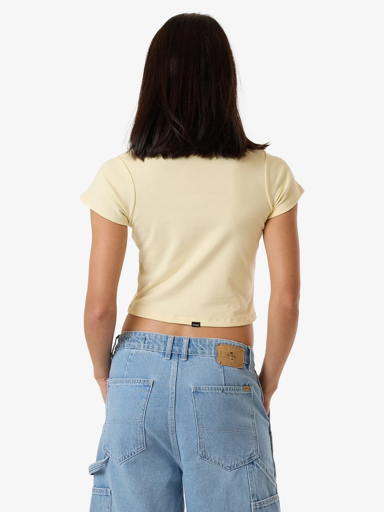 Blurred State Mini Tee - Butter