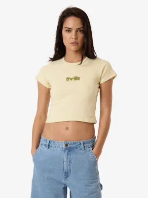 Blurred State Mini Tee - Butter