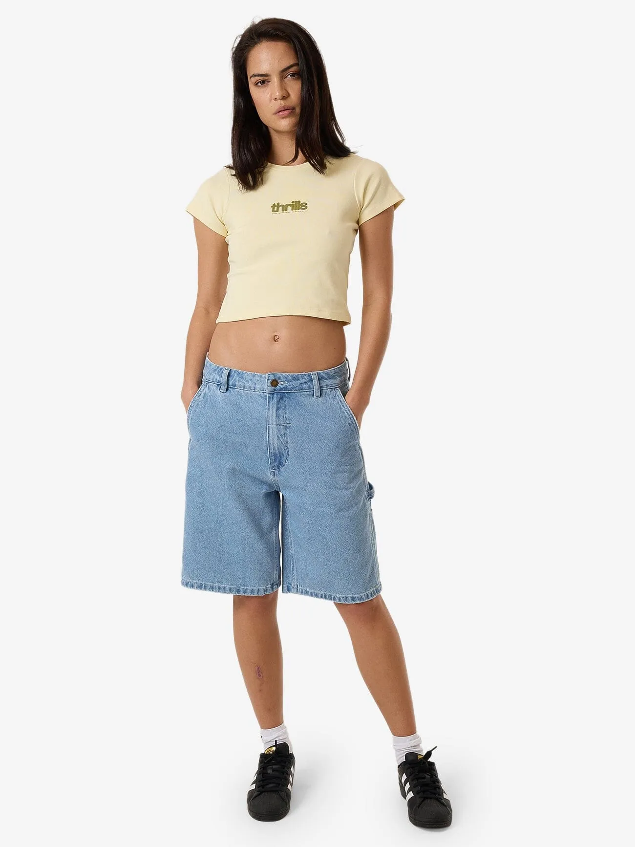 Blurred State Mini Tee - Butter
