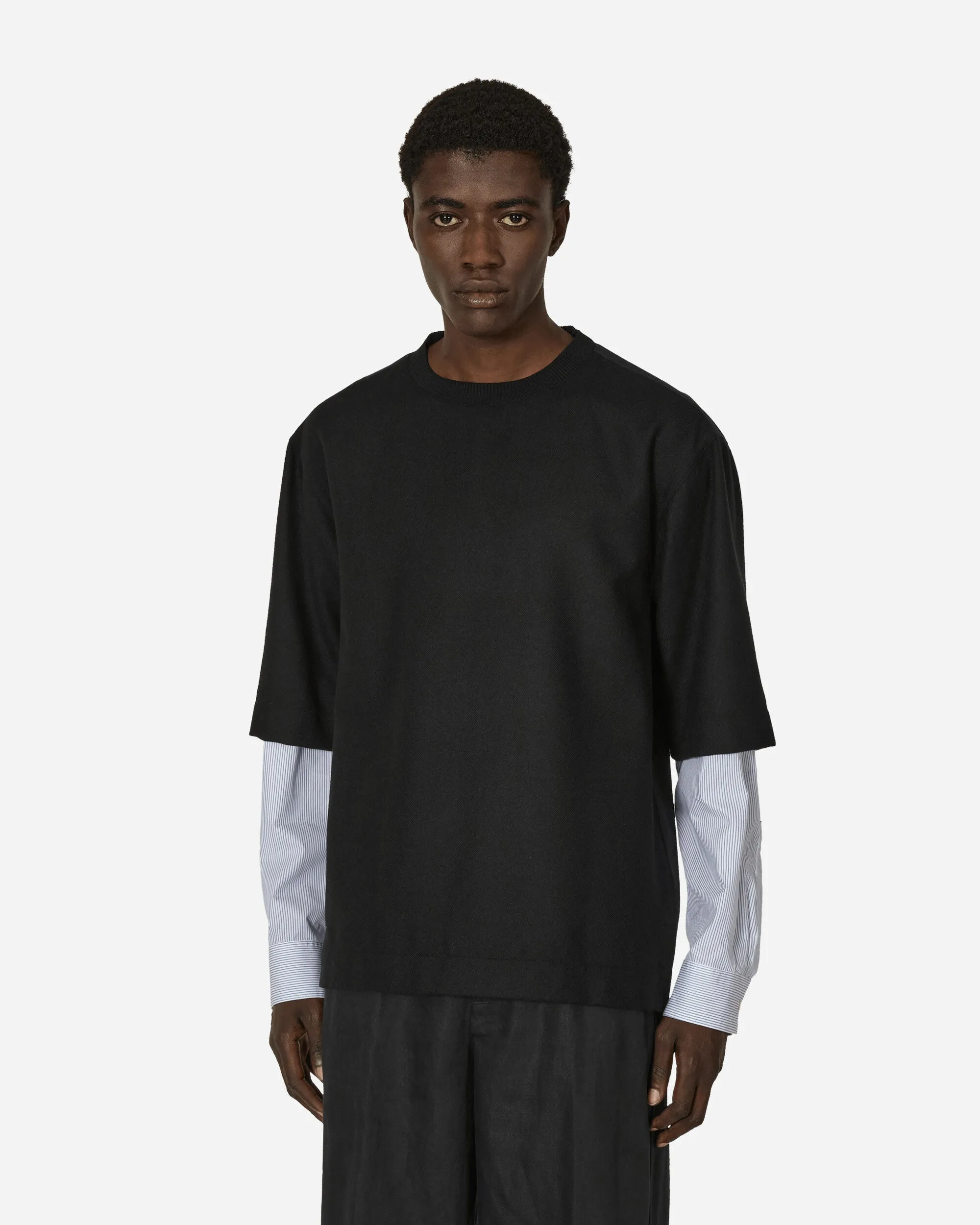 Boxy Cotton T-Shirt Black