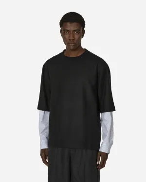 Boxy Cotton T-Shirt Black