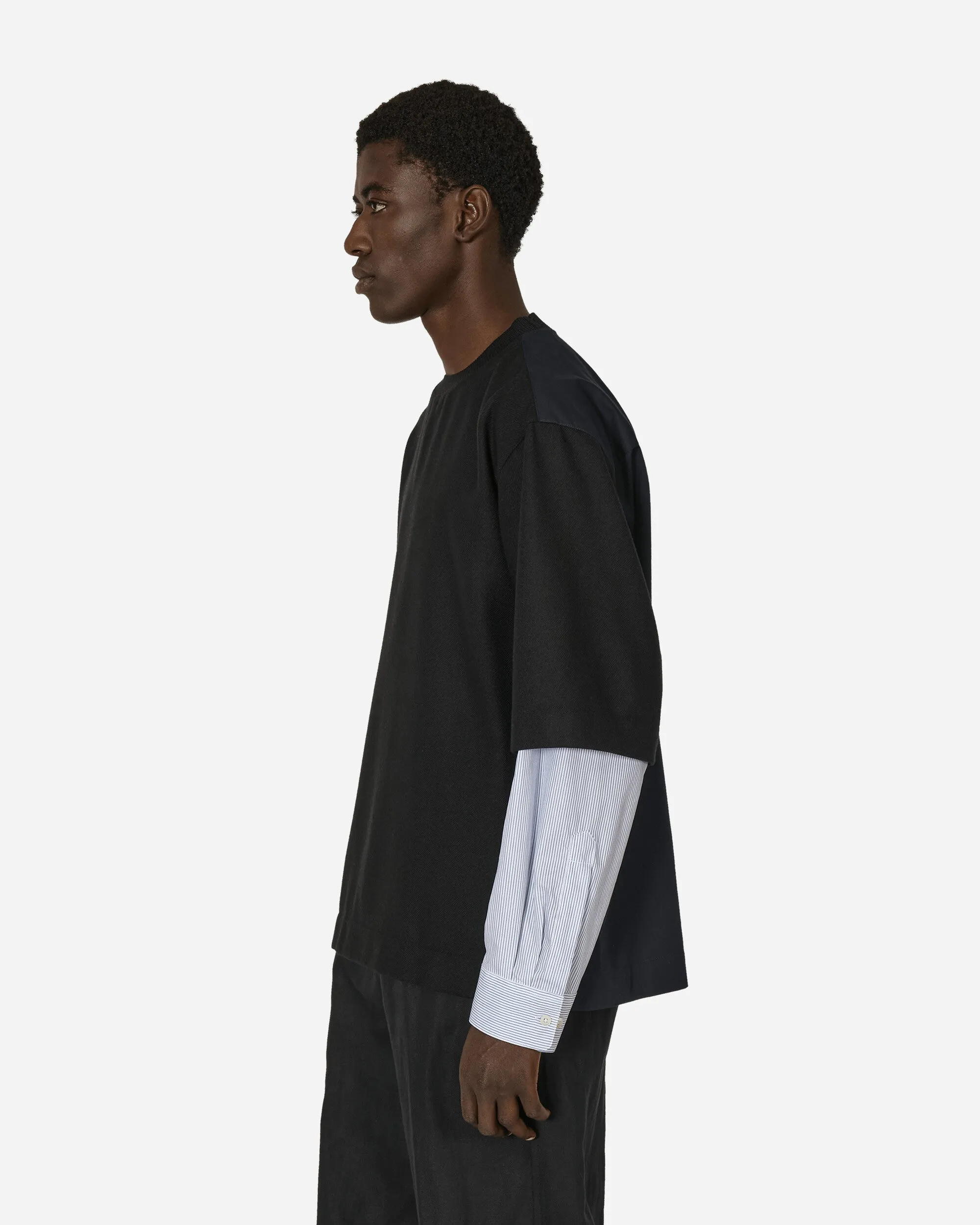 Boxy Cotton T-Shirt Black