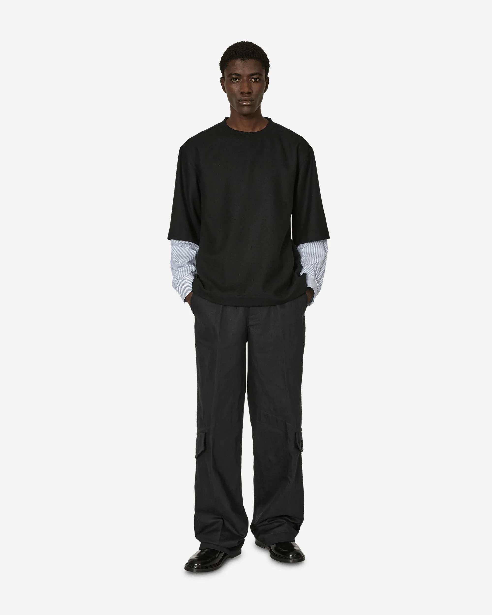 Boxy Cotton T-Shirt Black