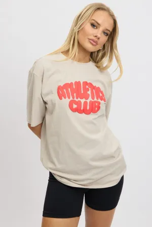 Brown Graphic Tee Short Sleeve