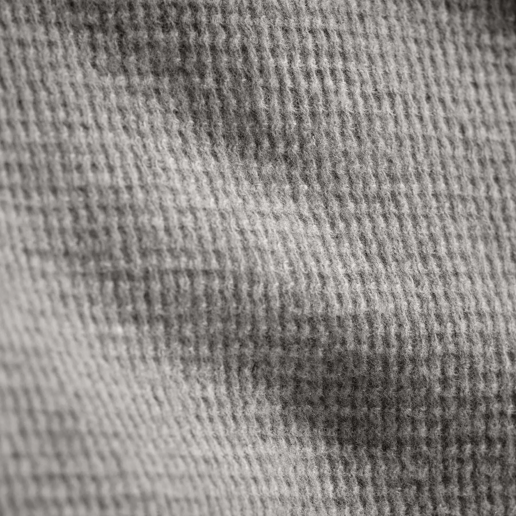Brushed Thermal Zip Up - Heather Grey