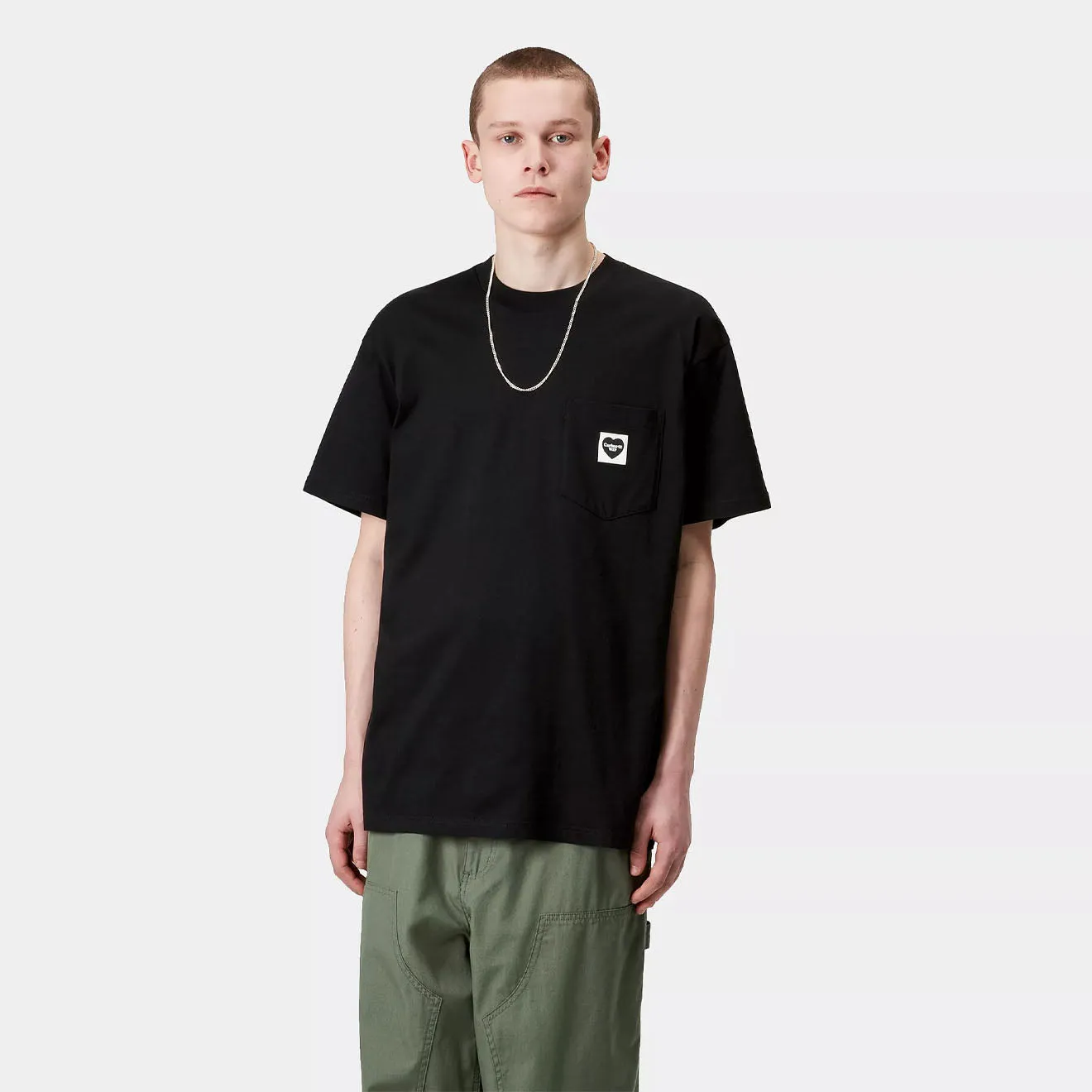Carhartt WIP S/S Pocket Heart T-Shirt Black / Black
