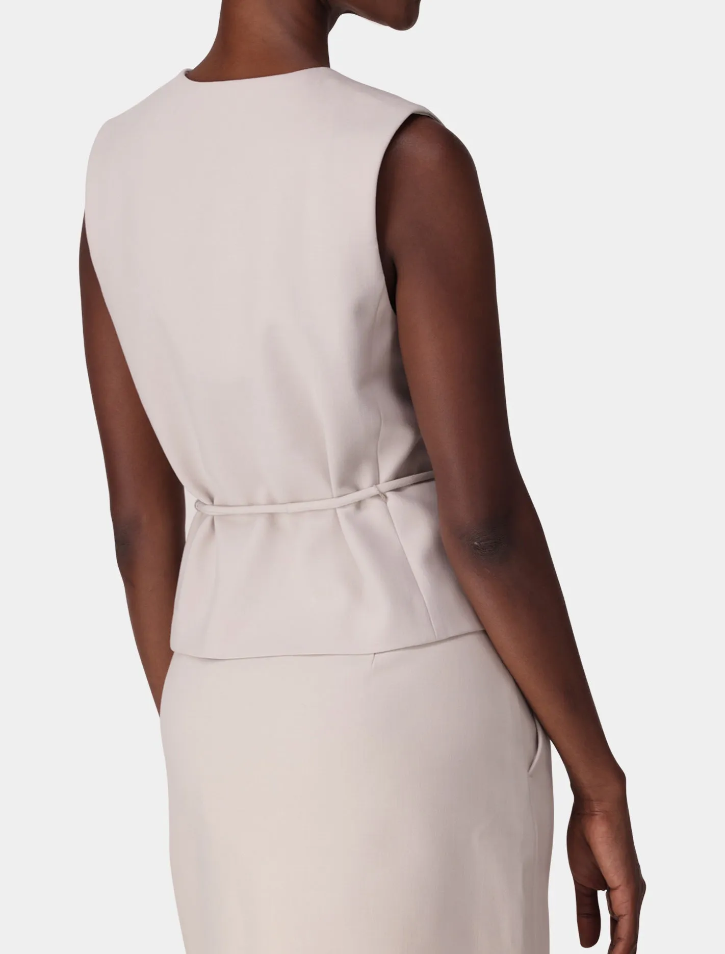 Cari Asymmetrical Waistcoat