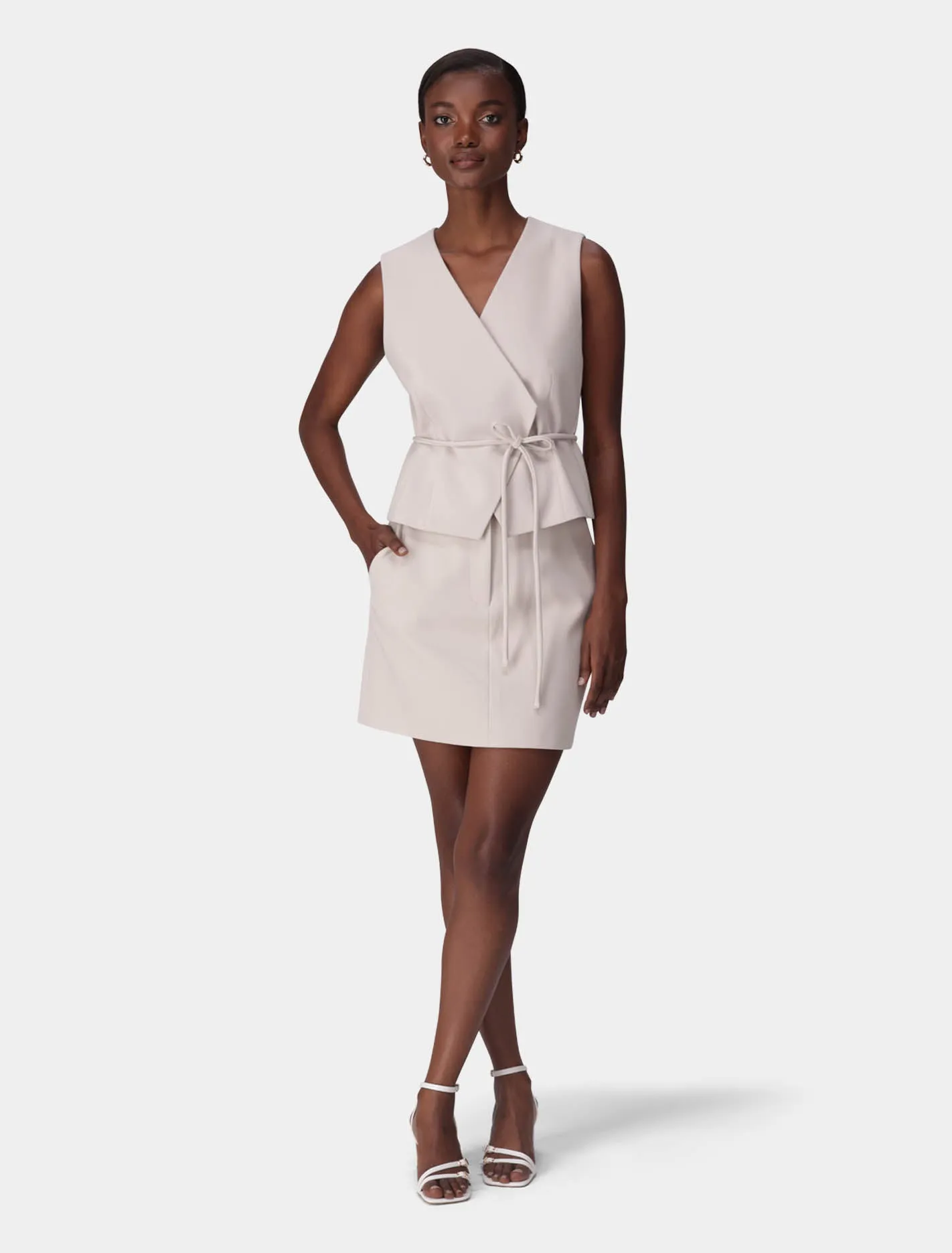 Cari Asymmetrical Waistcoat