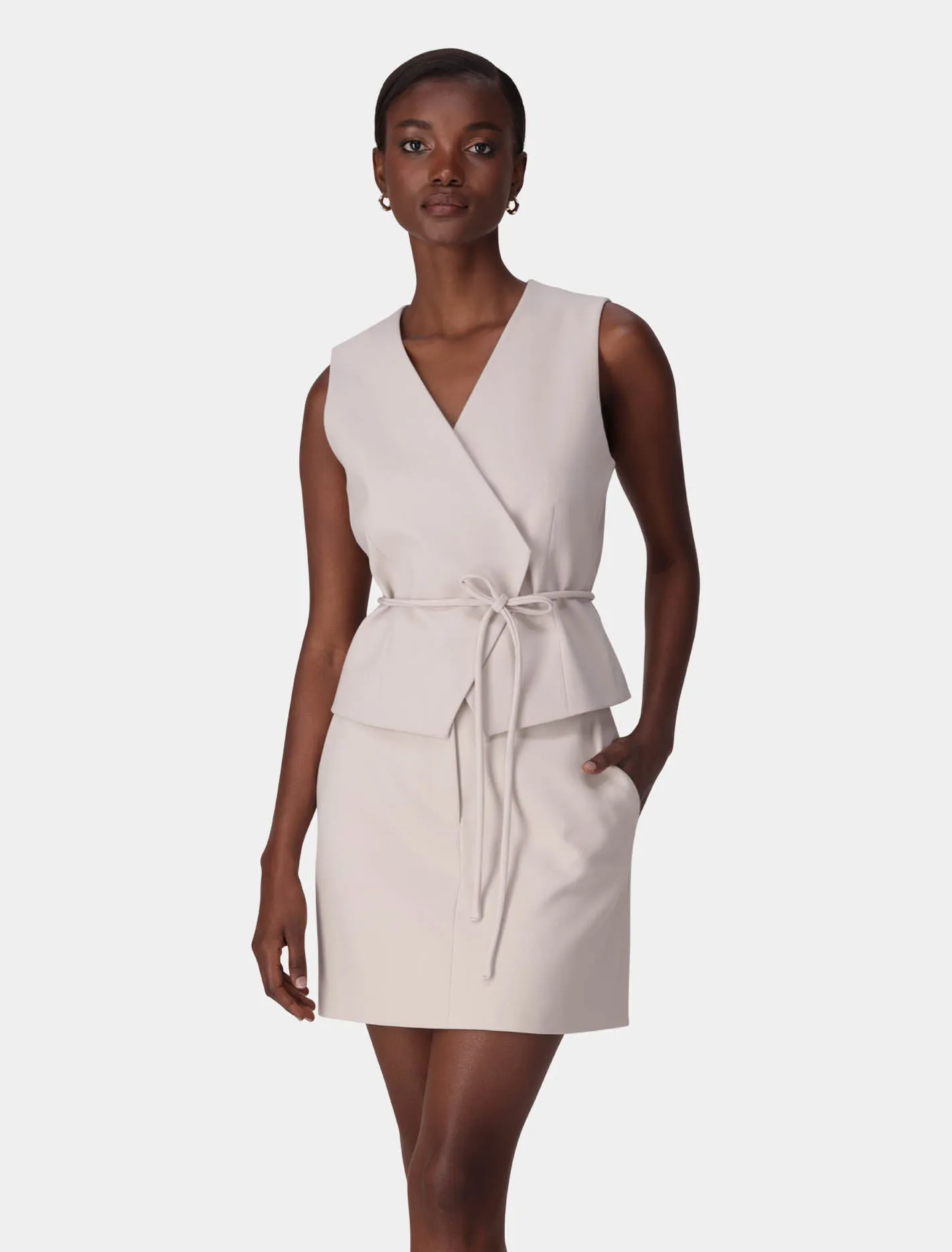 Cari Asymmetrical Waistcoat