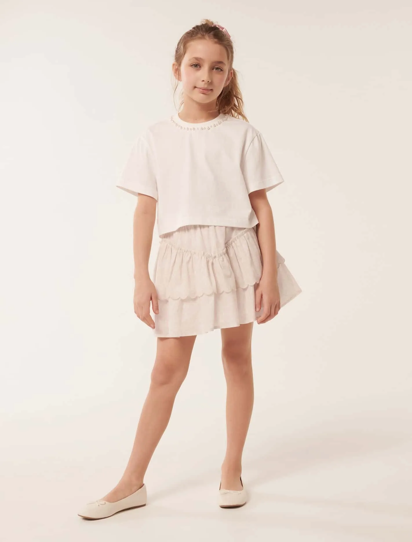 Celine Pearl Teen T-Shirt