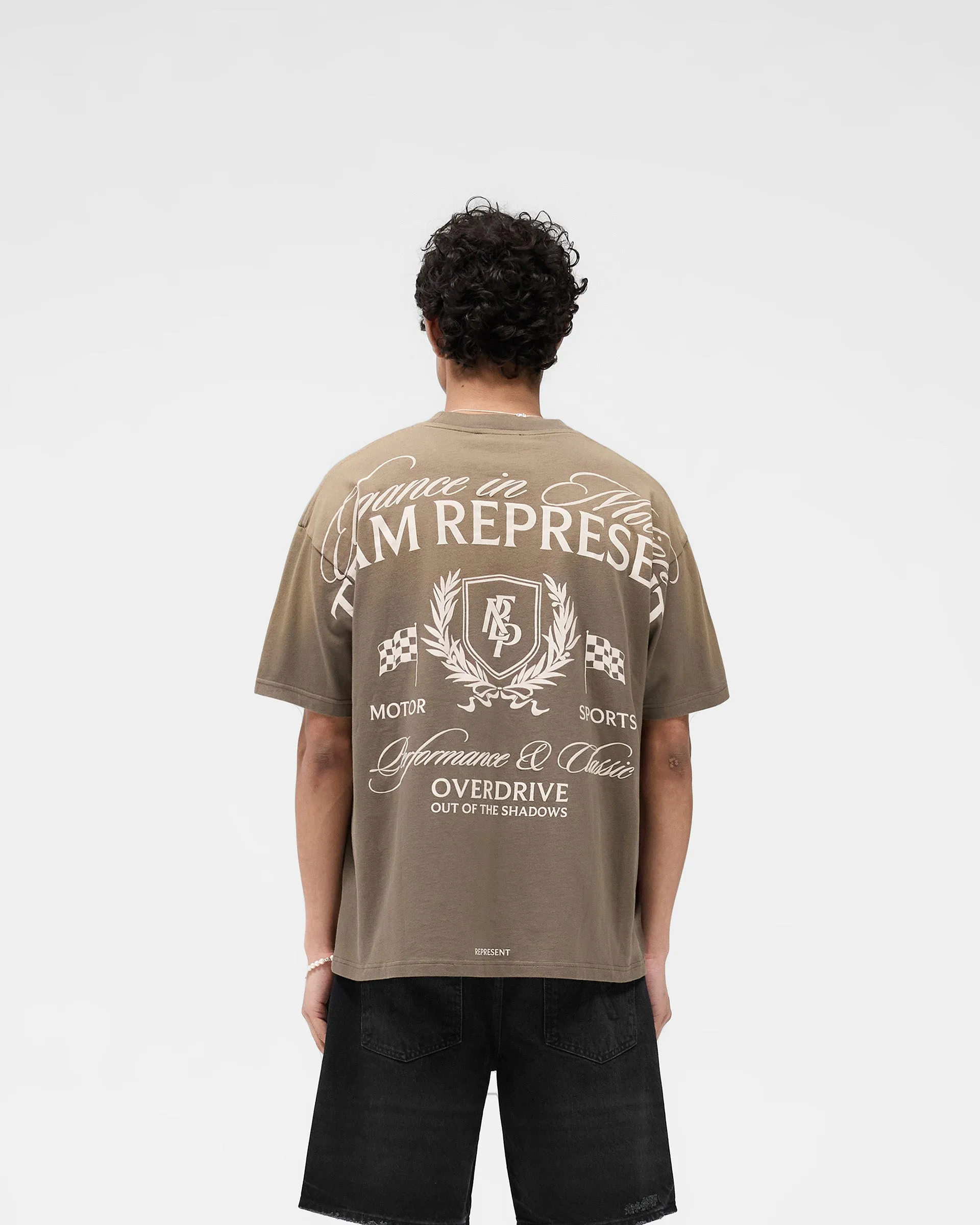 Crest T-Shirt - Dark Taupe