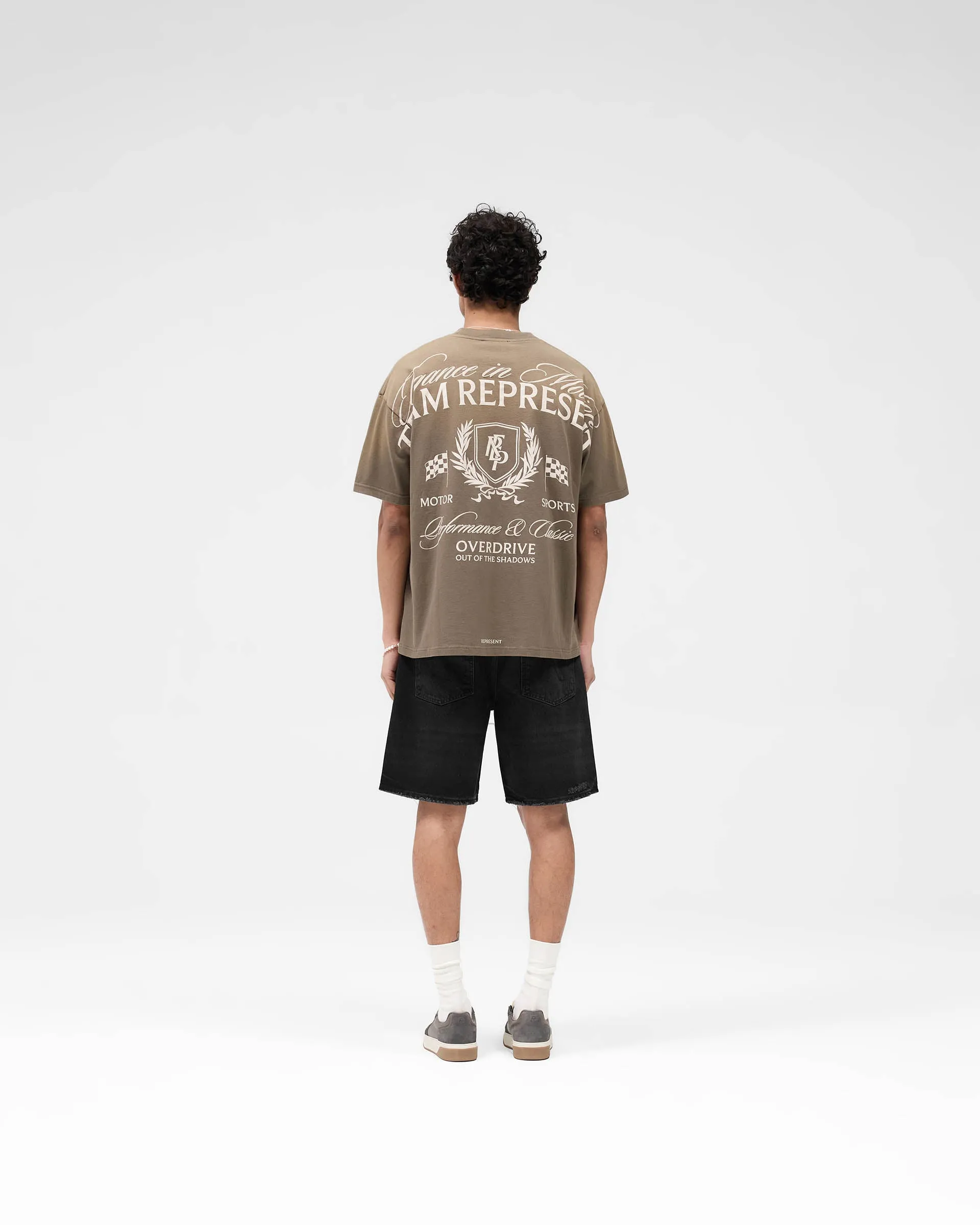 Crest T-Shirt - Dark Taupe