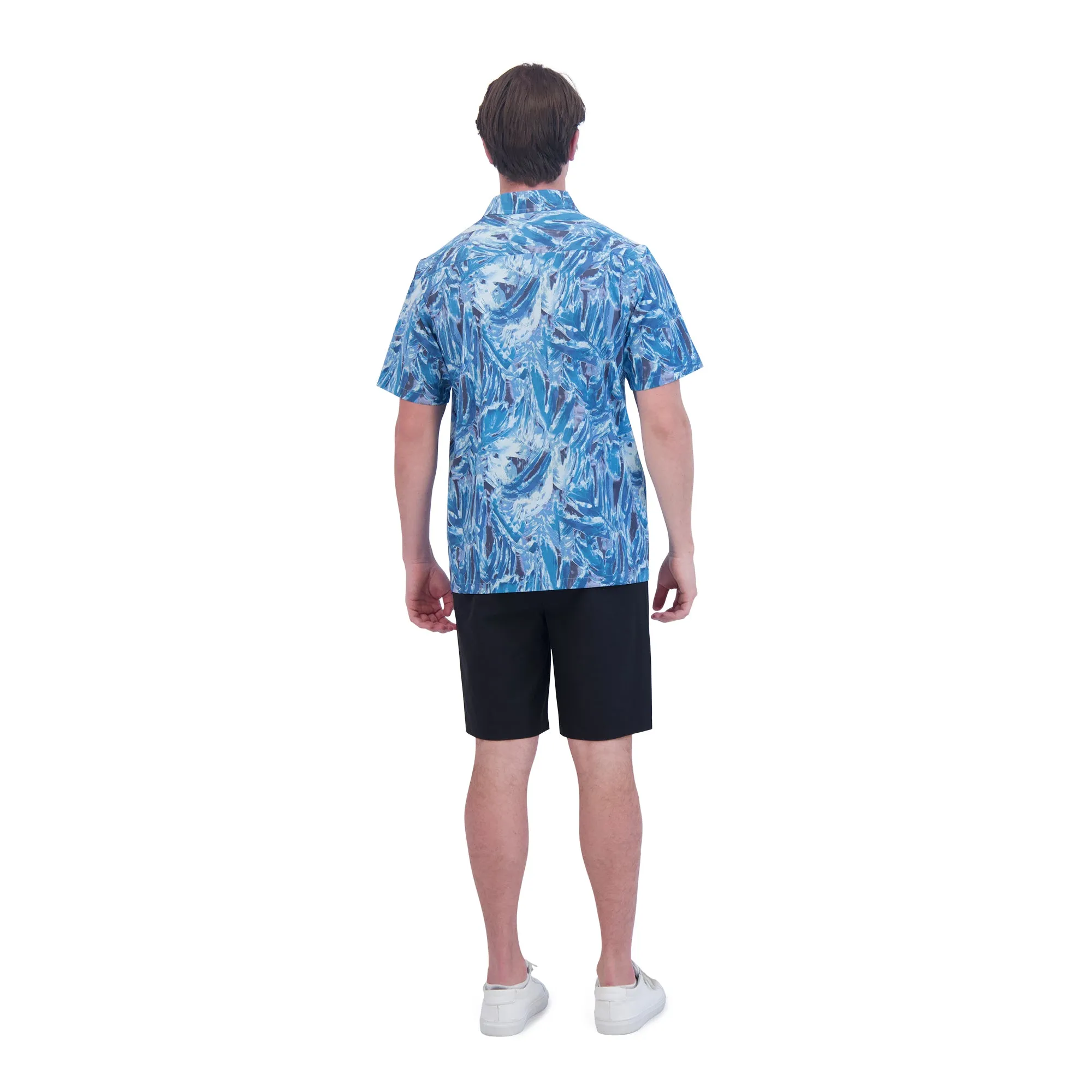 Dakine Aloha Button Down Short Sleeve Shirt - Hanna Blue Print