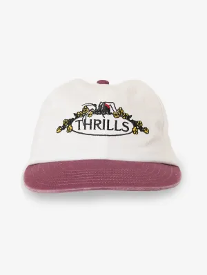 Deadly Garden 6 Panel Cap - Heritage White - Hawthorn Rose