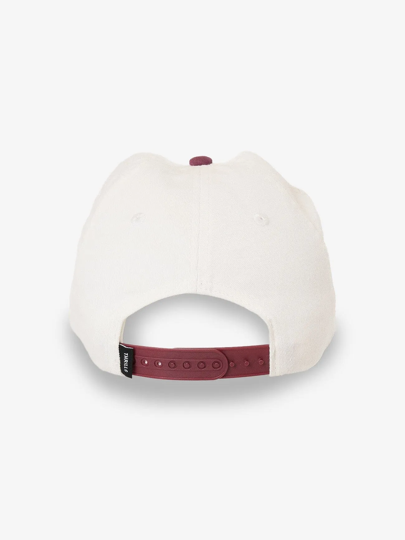 Deadly Garden 6 Panel Cap - Heritage White - Hawthorn Rose