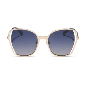 DONNA III - GOLD   MIDNIGHT GRADIENT   POLARIZED SUNGLASSES