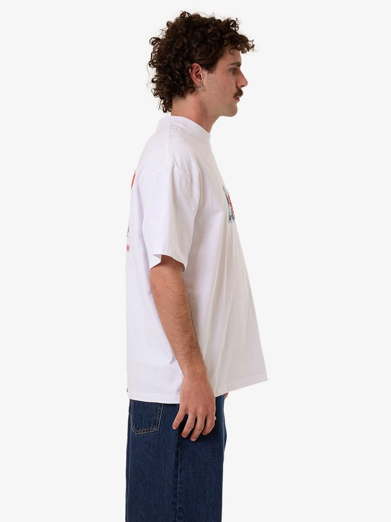 Dream Reality Box Fit Oversize Tee - White