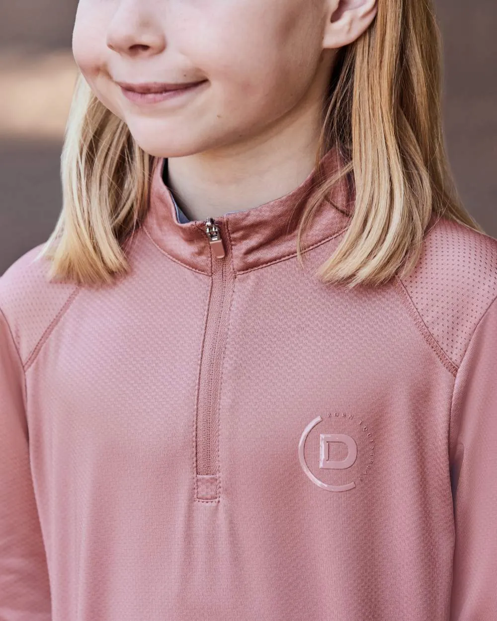 Dublin Kids Breathable Long Sleeve Riding Top
