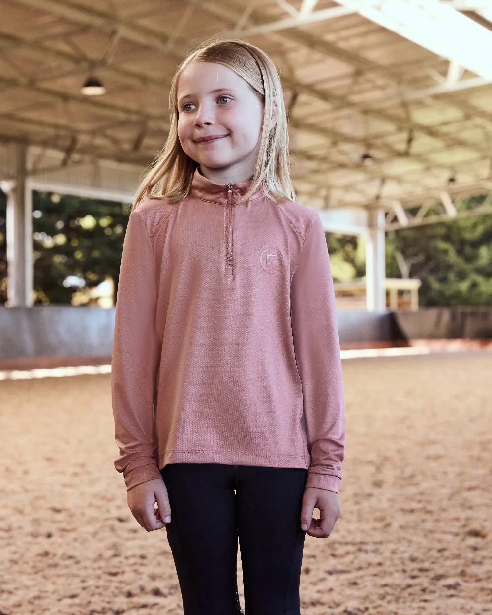 Dublin Kids Breathable Long Sleeve Riding Top