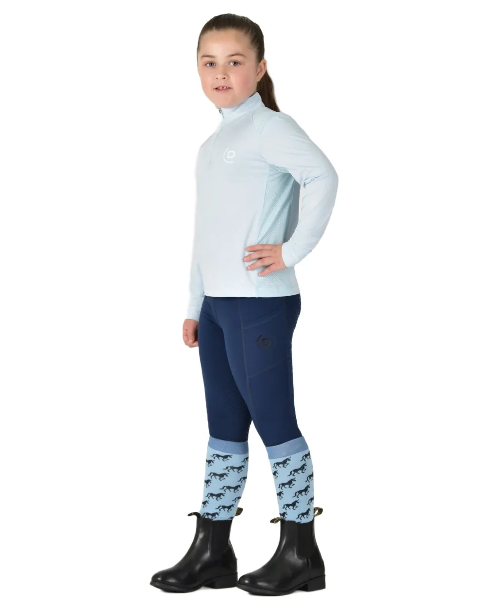 Dublin Kids Breathable Long Sleeve Riding Top