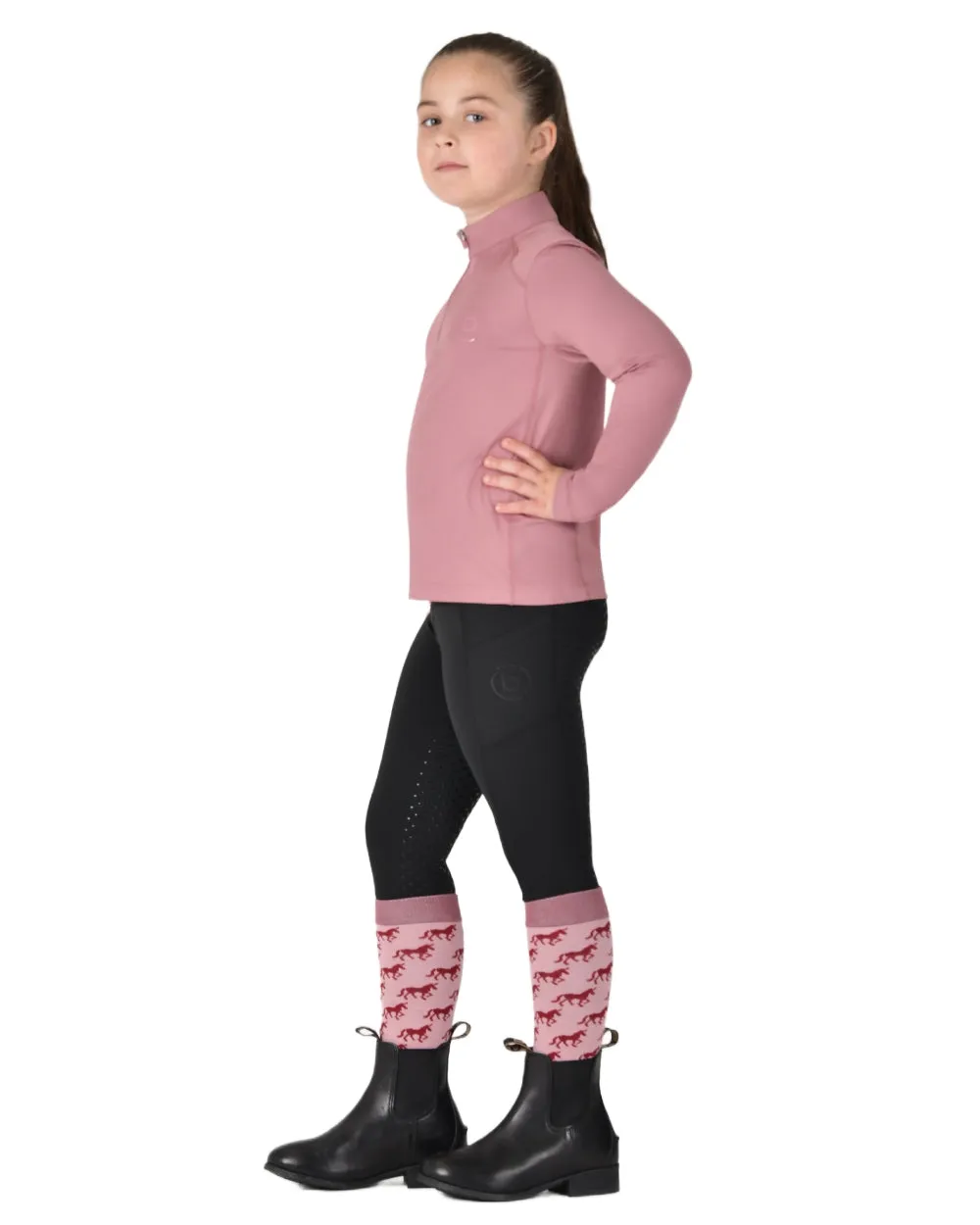 Dublin Kids Breathable Long Sleeve Riding Top