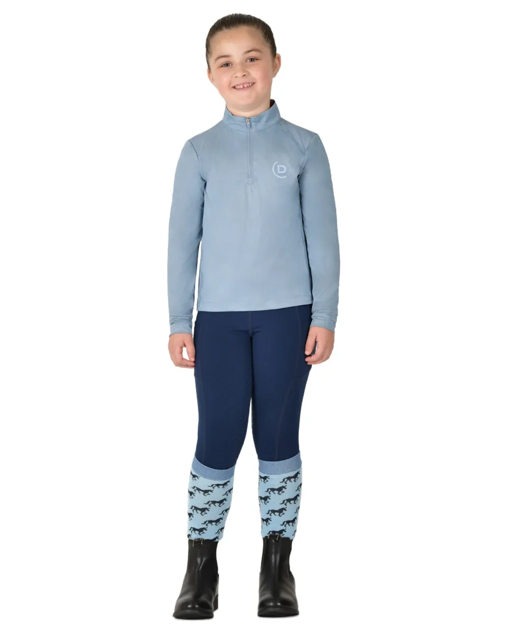 Dublin Kids Breathable Long Sleeve Riding Top