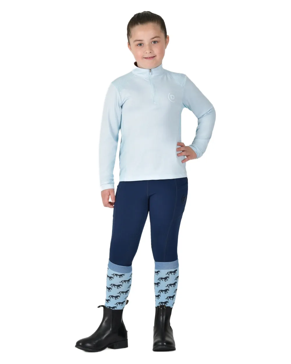 Dublin Kids Breathable Long Sleeve Riding Top