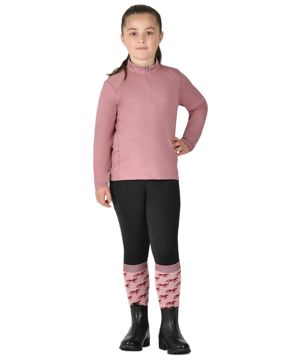 Dublin Kids Breathable Long Sleeve Riding Top