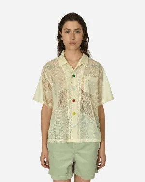Engineered Mesh Button Shirt Natural