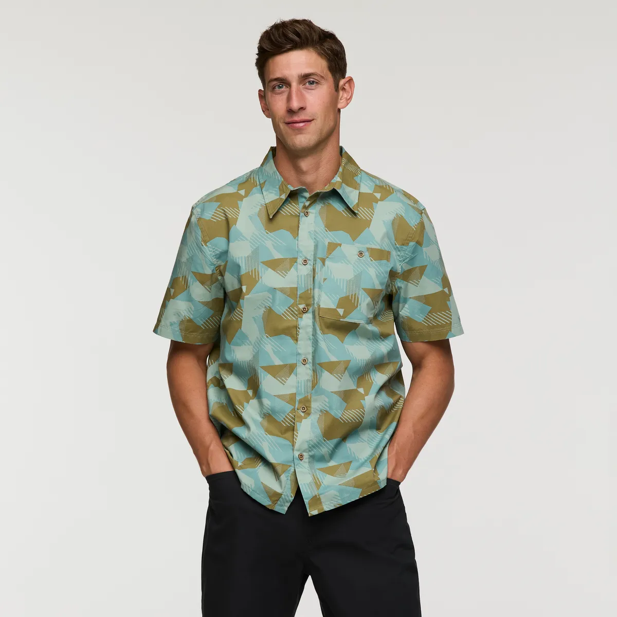 Estival Button Up Shirt - Print - Men's